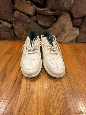 Reebok Men's RB 601 WFC White and Forest Green Sneakers
